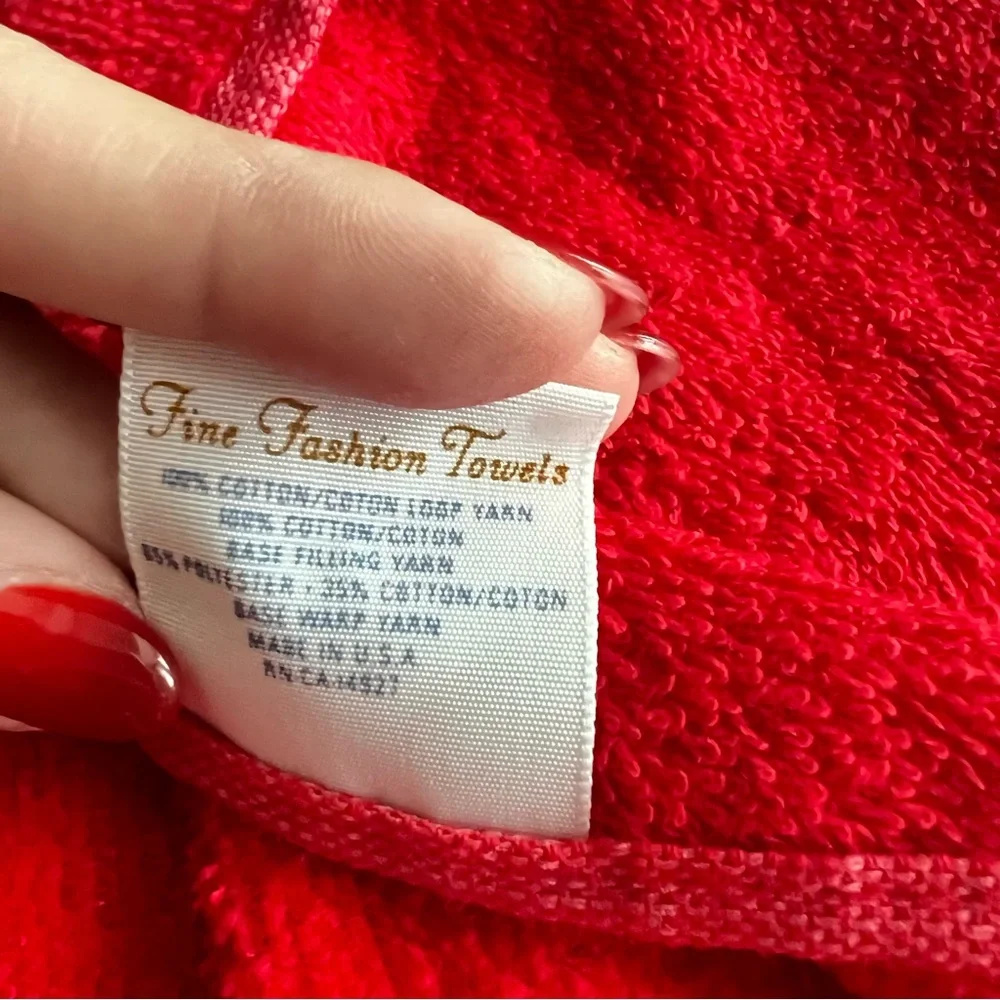 Vintage Embroidered Holiday Towels 16x12